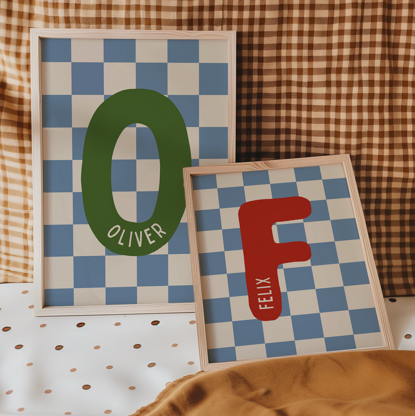 Custom Initial Name Print — Digital Download
