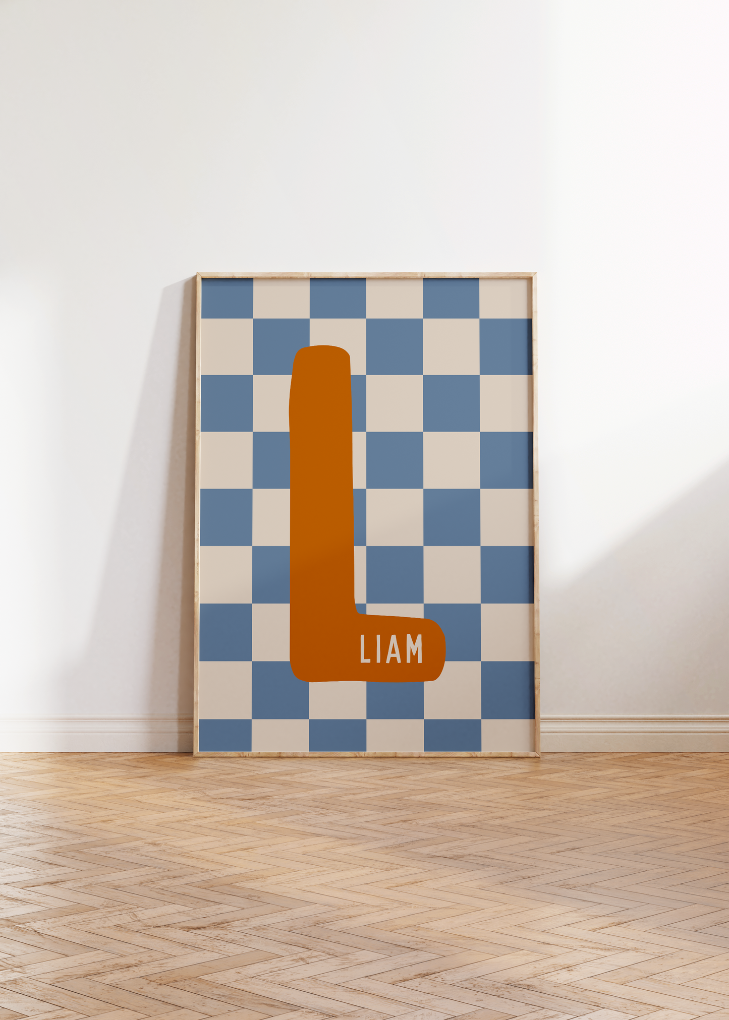 Custom Initial Name Print — Digital Download