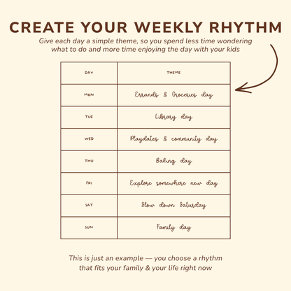 Weekly Rhythm