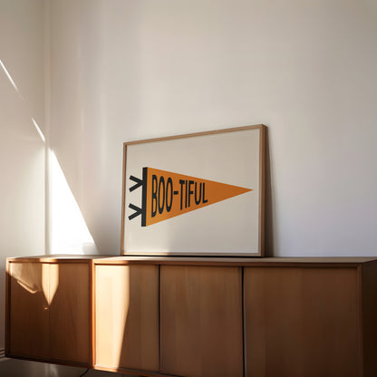 Boo-Tiful Pennant Flag