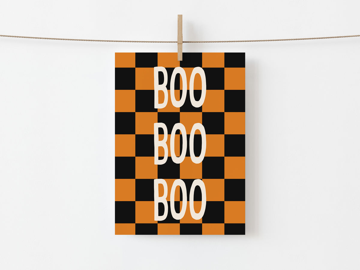 Checkered Boo