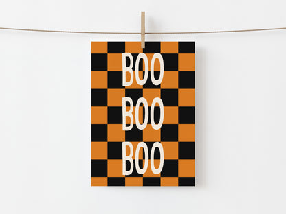 Checkered Boo