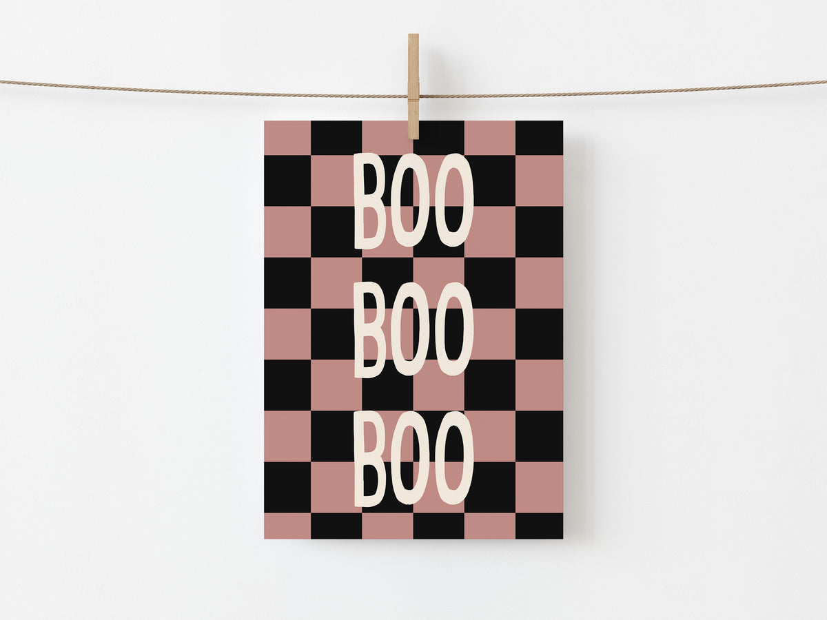 Checkered Boo