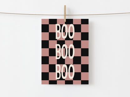 Checkered Boo