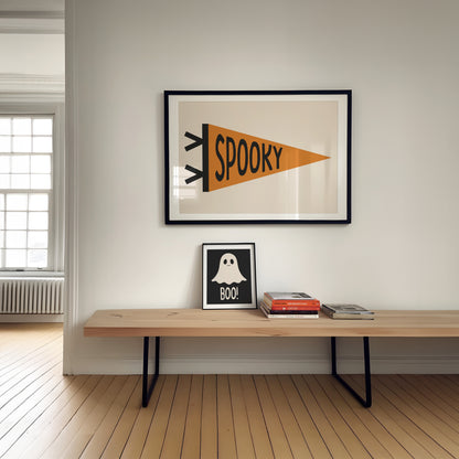 Spooky Pennant Flag
