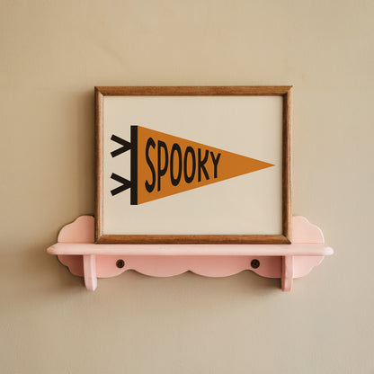 Spooky Pennant Flag