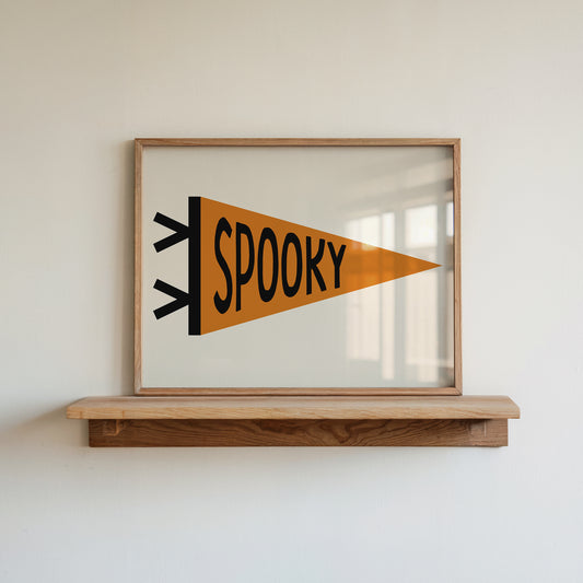 Spooky Pennant Flag