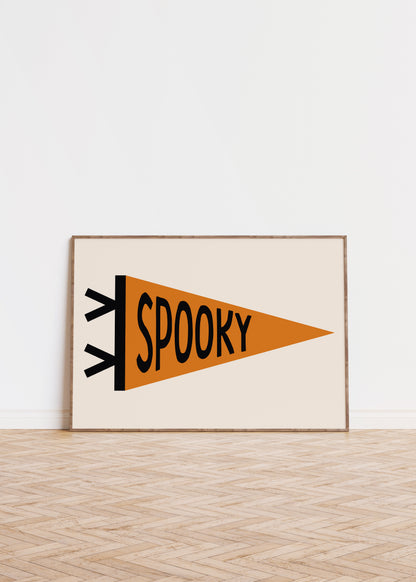 Spooky Pennant Flag